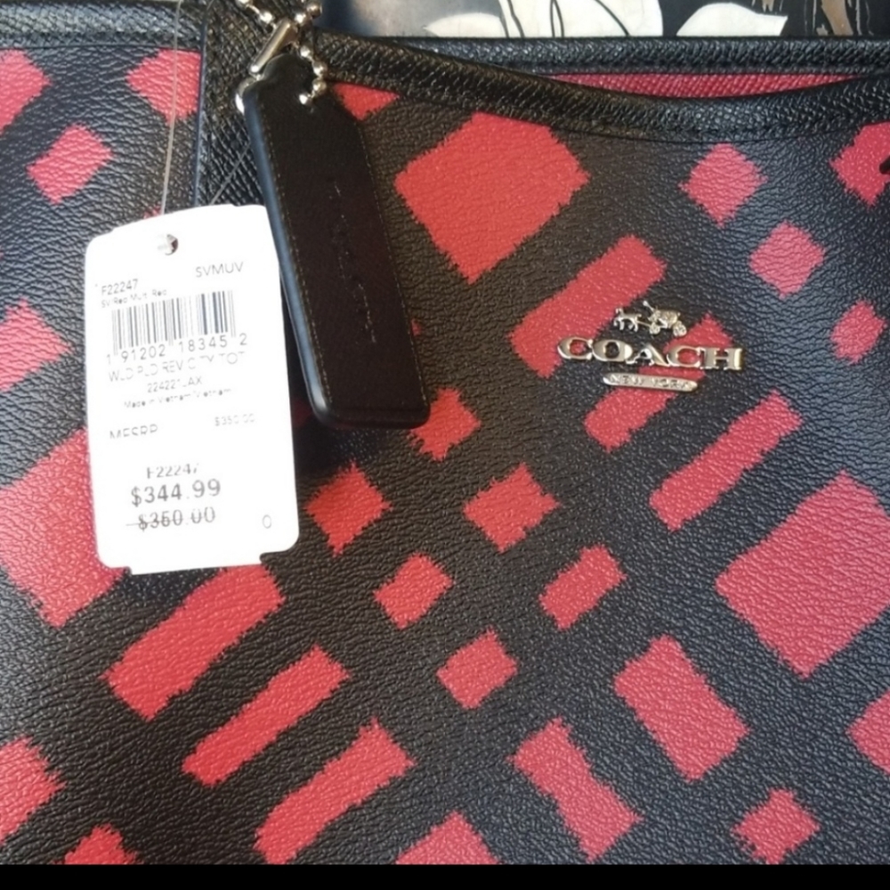 NWT!!! Coach Reversible tote - Picture 3 of 5